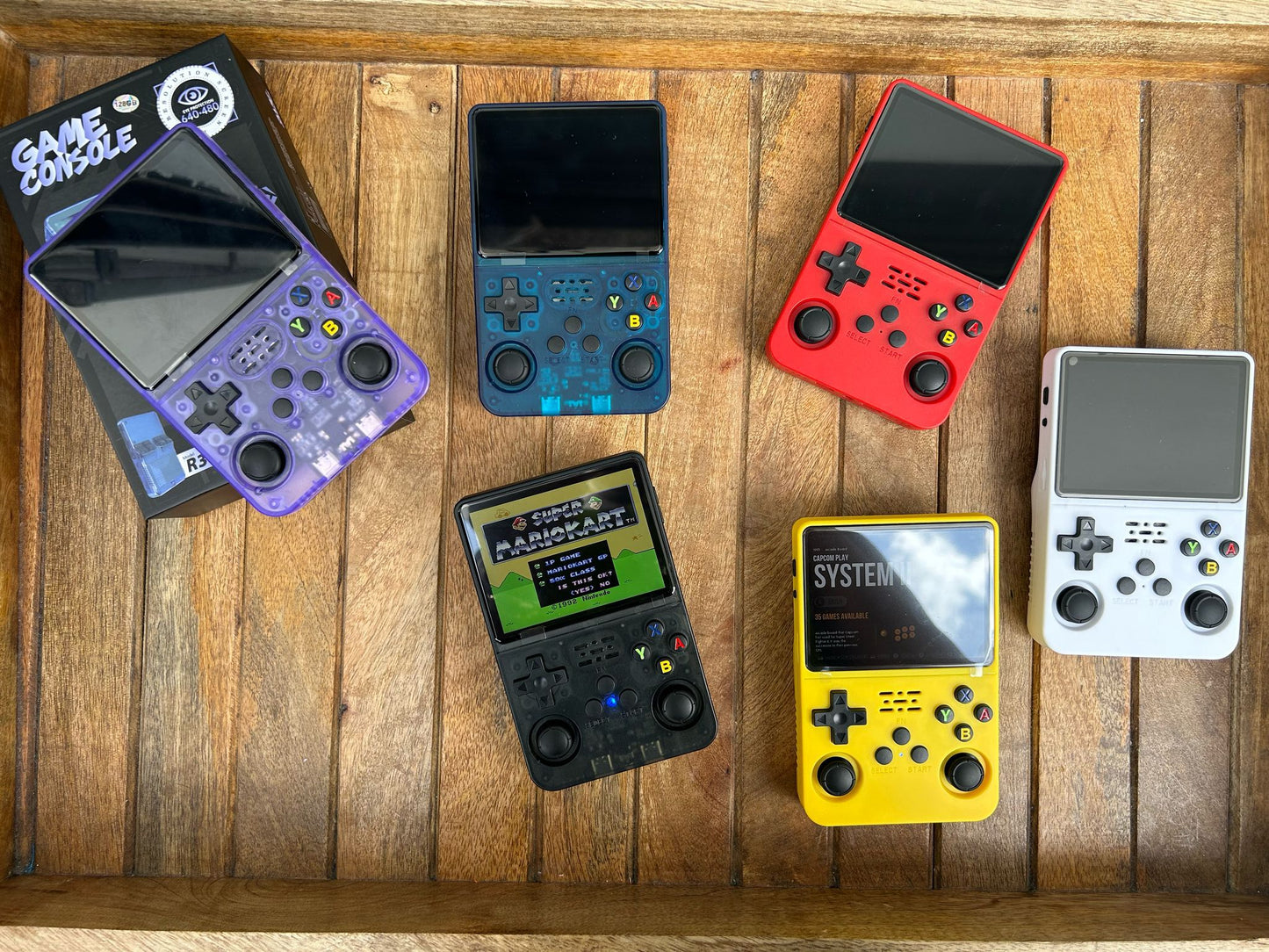 R36S 3.5" IPS Screen Open Source Linux System Retro Handheld Video Game Console